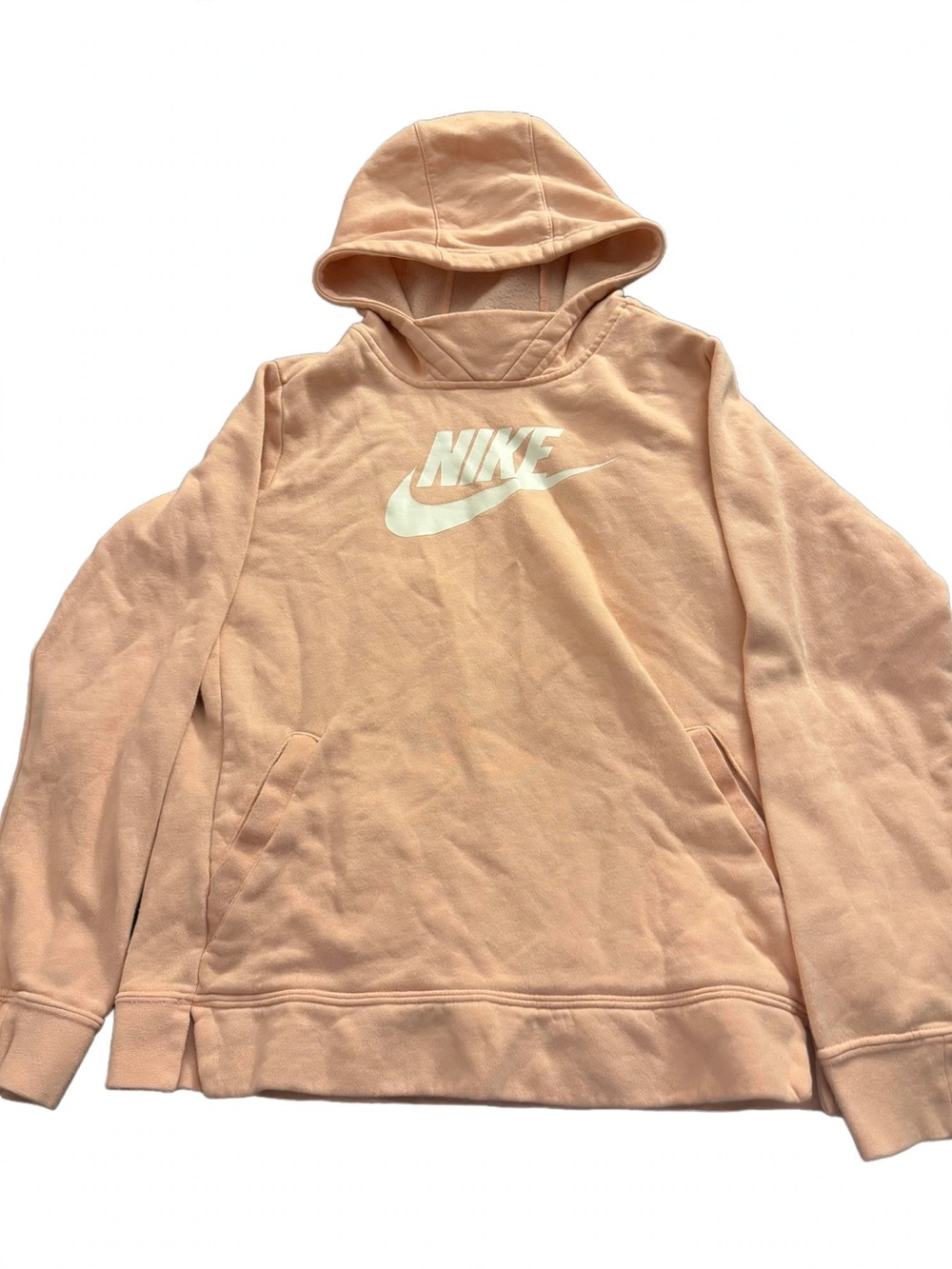 Nike Pink Hoodie with White Swoosh - Picture 2 of 4